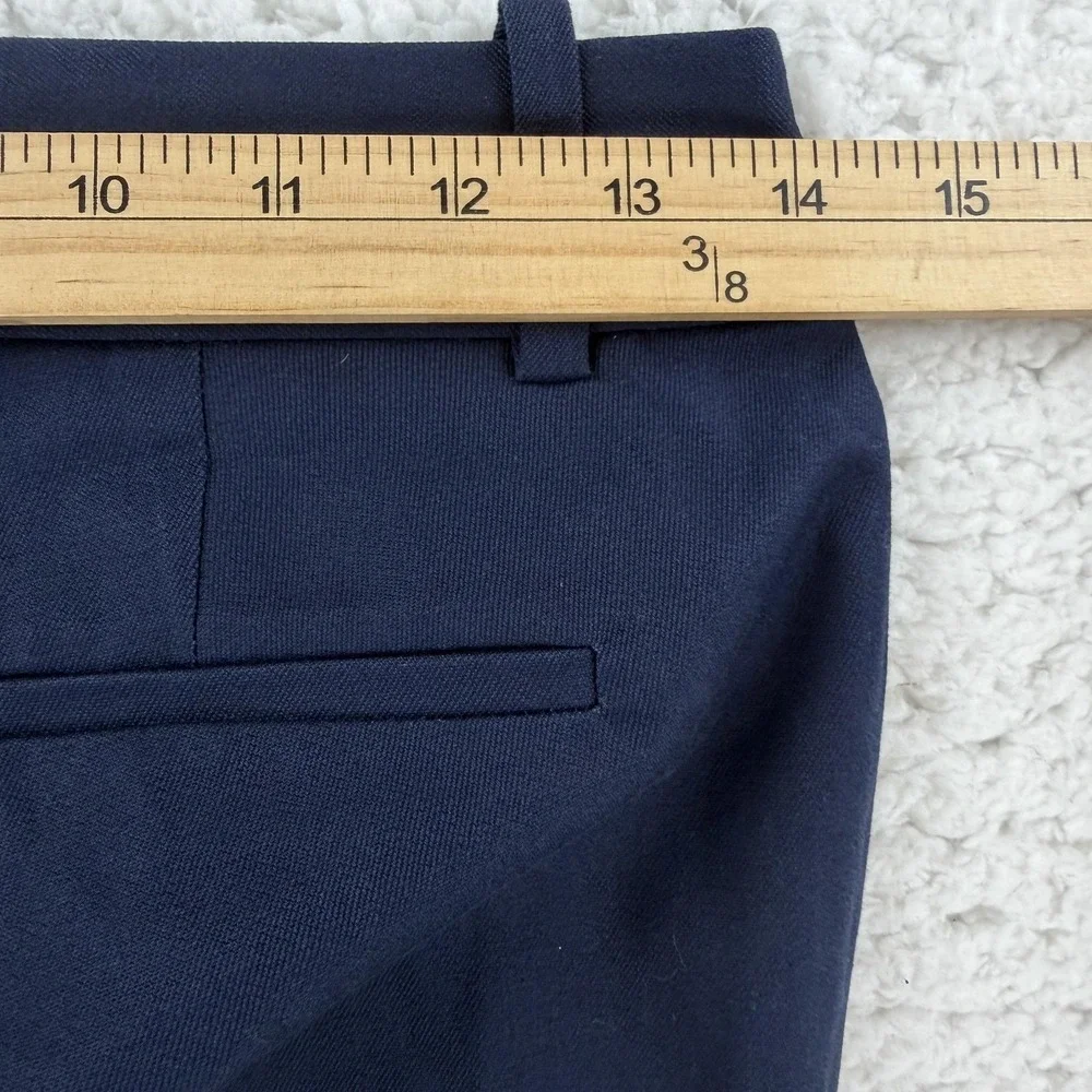 J.Crew Mercantile Pants Womens 0 Navy Chino Slim‎ Ankle Stretch Twill Casual NWT